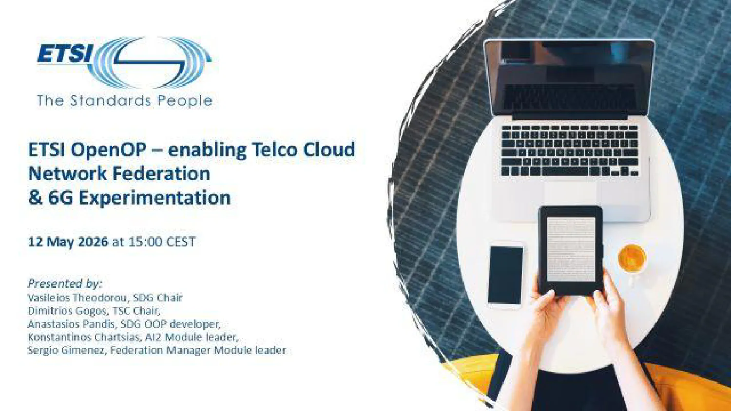First Webinar: Enabling Telco Cloud Network Federation & 6G Experimentation